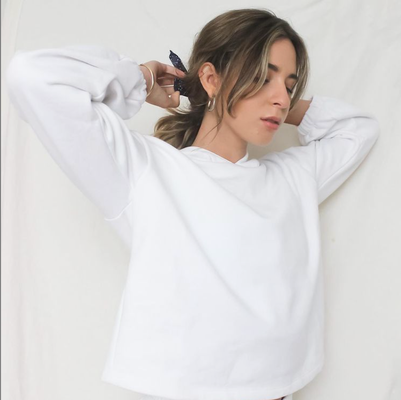 Hoodie Jemma - Blanco